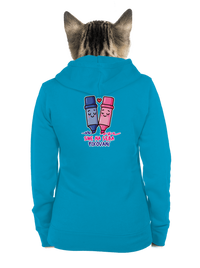 dámska mikina na zips