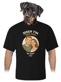 unisex tričko oversized