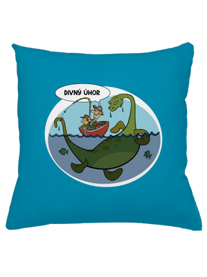 Divný úhor vankúš Blue Turquoise