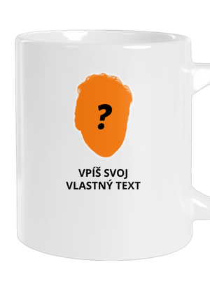 Tvoja hlava veľký hrnček White