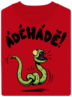 Ádéhádě unisex mikina bez kapucne Red