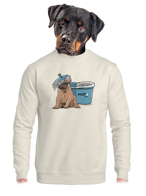 unisex mikina bez kapucne