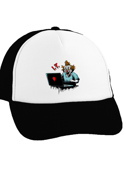 I.T. Klaun šiltovka truckerka Black cap