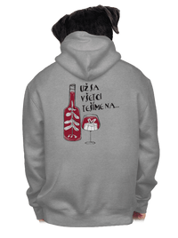 pánska mikina na zips