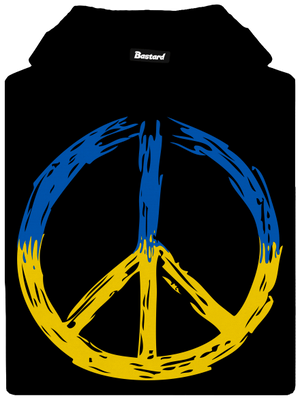 Ukrajina - Peace dámska mikina klokanka Black