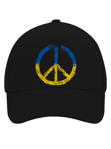 Ukrajina - Peace šiltovka baseballka Black