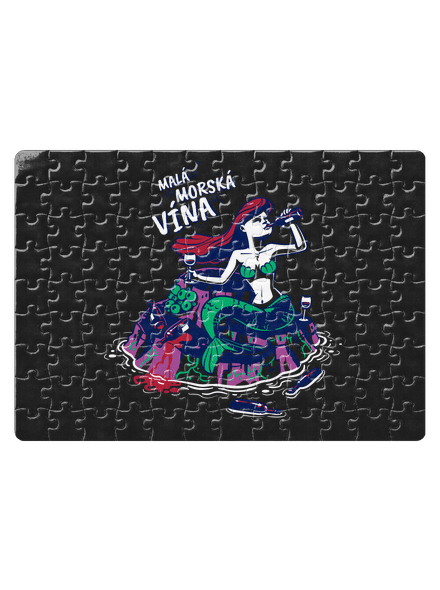 Malá mořská vína puzzle White