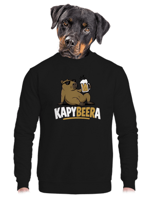 unisex mikina bez kapucne