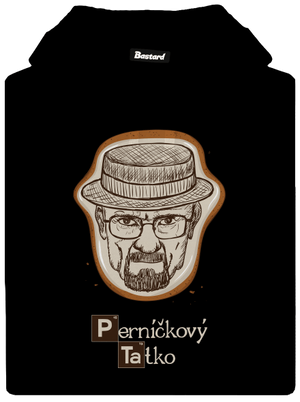 Perníčkový tatko a Perníček dámska mikina klokanka Black