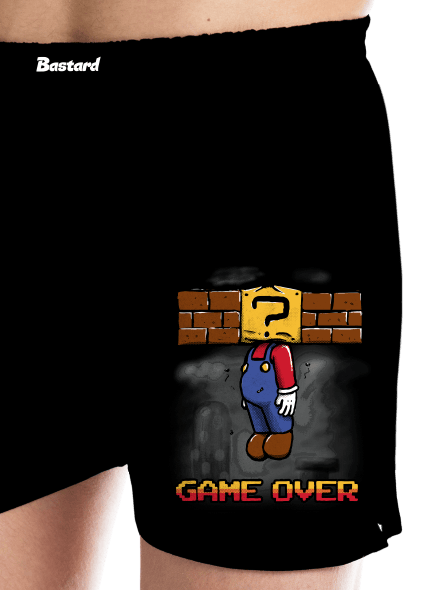 Game Over pánske trenky Black