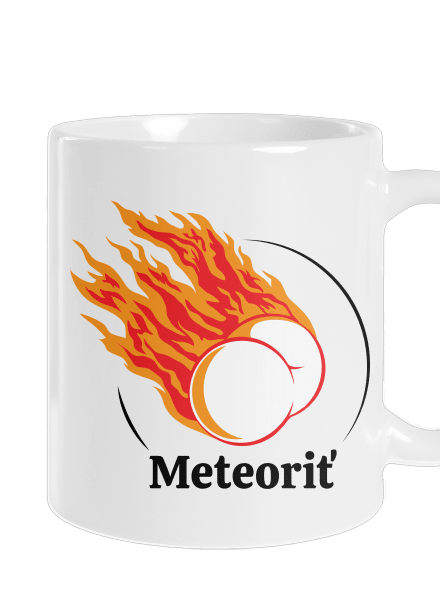 Meteoriť klasický hrnček White
