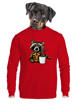 unisex mikina bez kapucne
