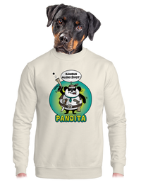 unisex mikina bez kapucne