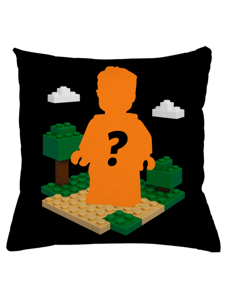 Lego z vlastnej fotky vankúš Black
