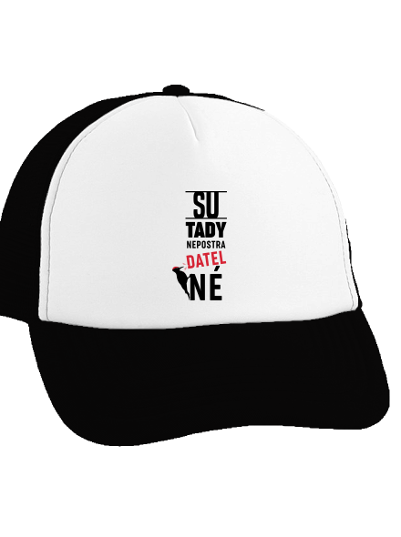 Nepostradatelné šiltovka truckerka Black cap