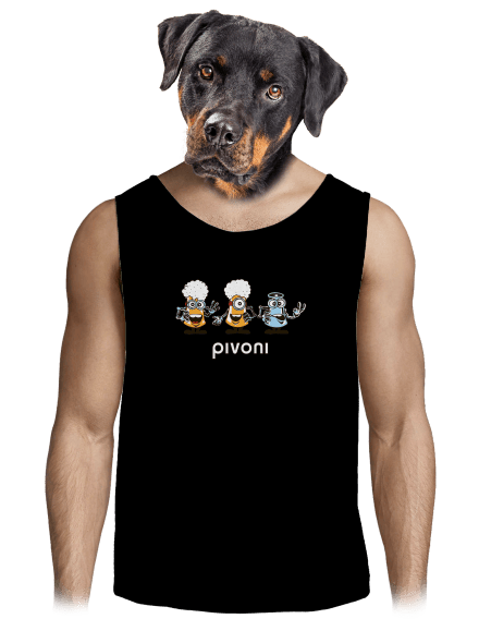 Pivoni pánske tielko Black