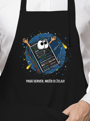 Padá server zástera Black