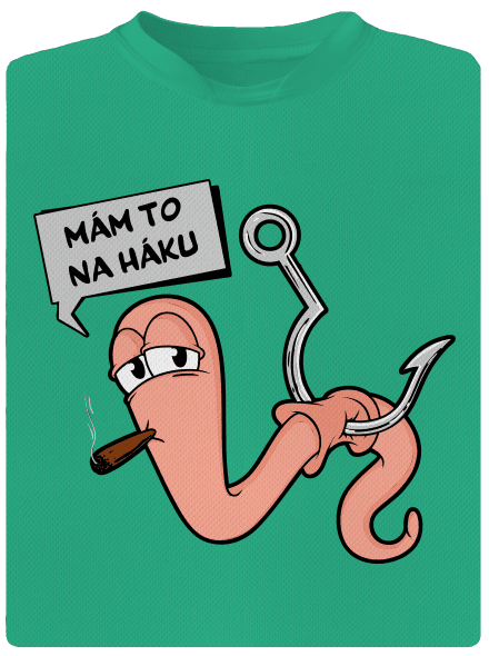 Na háku pánske športové tričko Mint Mal