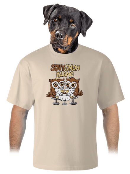 Sovygnon unisex tričko oversized Almond