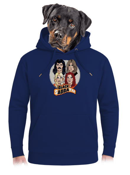 Black Abba unisex mikina premium Navy