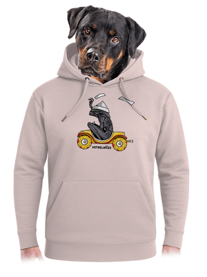 Votrelníček unisex mikina premium Rose Chalk