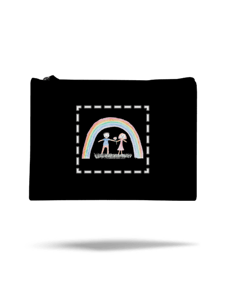 Detské kresby - Nahraj vlastnú taštička Black