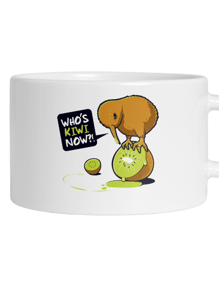 Kiwi hrnček makronka White