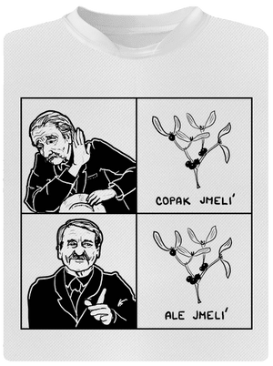 Cimrman: Copak jmelí pánske športové tričko White