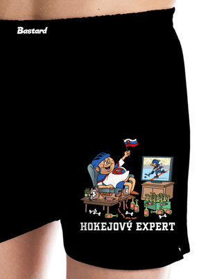 Hokejový expert pánske trenky Black
