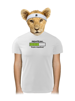 Premýšľam detské športové tričko White