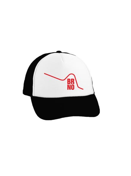 Brno šiltovka truckerka Black cap