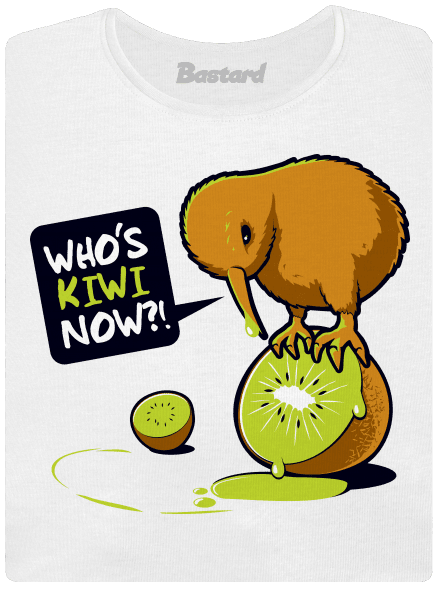 Kiwi dámske tričko s lemom White