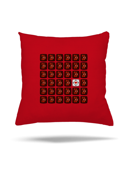 Pexeso vankúš Red