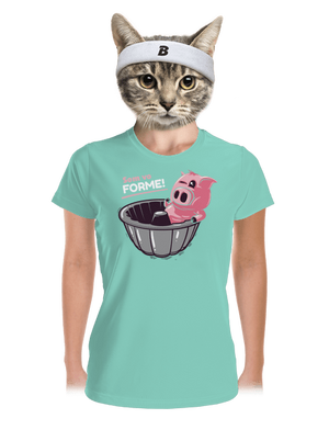 Vo forme dámske športové tričko Mint Mal