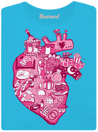 dámske tričko s lemom