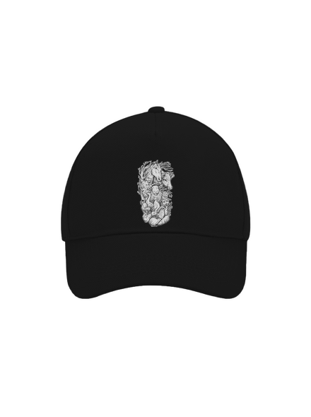 Pastvina šiltovka baseballka Black