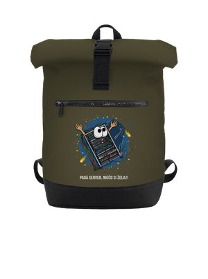 Padá server batoh Military Green