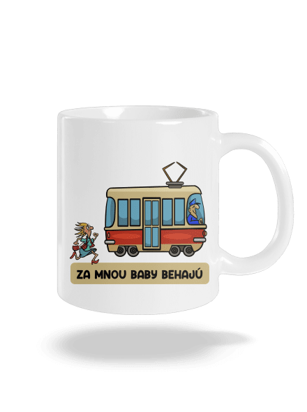 Za mnou baby behajú klasický hrnček White