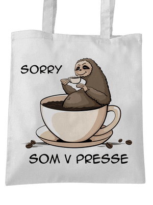 V presse taška White