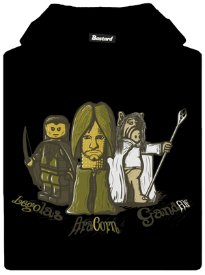 Spoločenstvo detská mikina klokanka Black