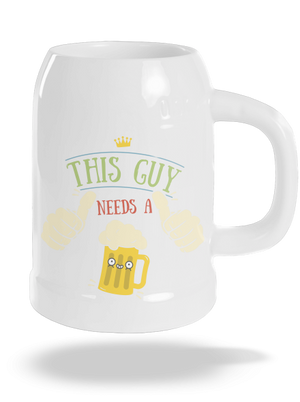 This guy needs a beer polliter White