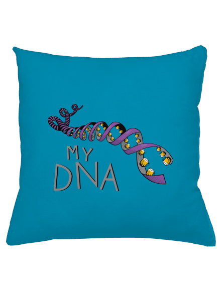 My DNA vankúš Blue Turquoise