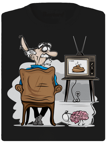 TV News dámske športové tričko Black