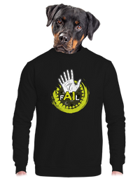 unisex mikina bez kapucne