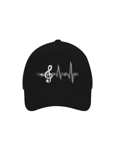 Žijem muzikou šiltovka baseballka Black