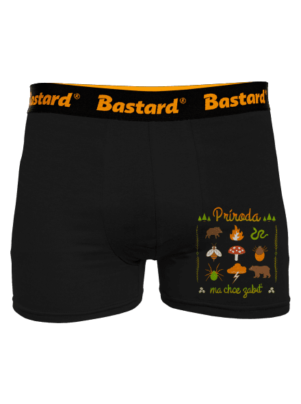 Príroda ma chce zabiť boxerky Black