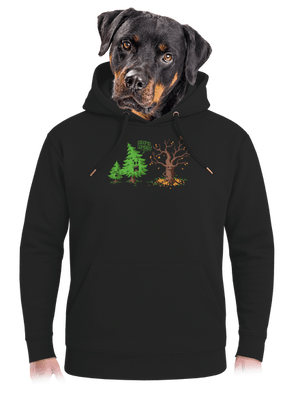 Sodoma Gomora unisex mikina premium Dark Black