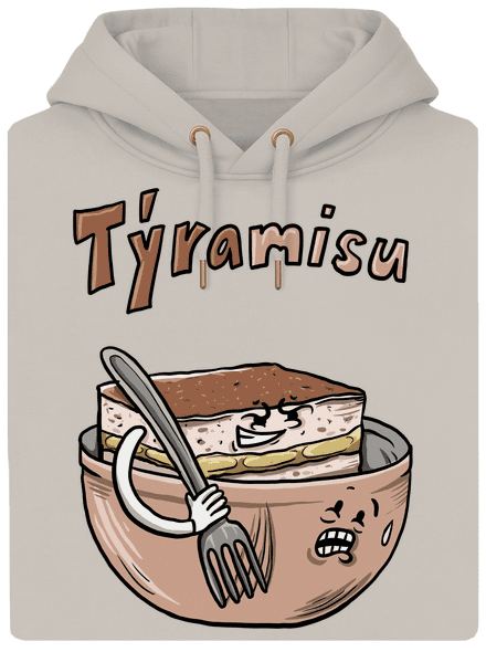 Týramisu unisex mikina premium Pastel Macchiato