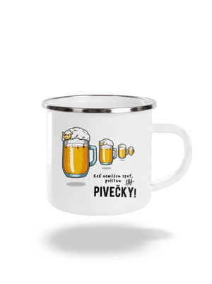 Pivečka plecháčik White