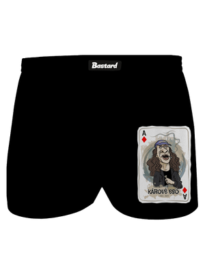 Kárové eso pánske trenky Black